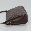 LOUIS VUITTON Damier Ebene Trousse Makeup Pouch N51982 LV Auth 120327-5