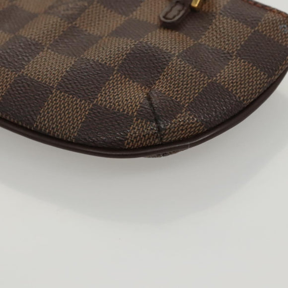 LOUIS VUITTON Damier Ebene Manosque GM Accessory Pouch N51120 LV Auth 120328