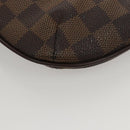 LOUIS VUITTON Damier Ebene Manosque GM Accessory Pouch N51120 LV Auth 120328-16