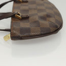 LOUIS VUITTON Damier Ebene Manosque GM Accessory Pouch N51120 LV Auth 120328-4