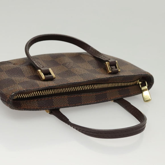 LOUIS VUITTON Damier Ebene Manosque GM Accessory Pouch N51120 LV Auth 120328