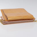 LOUIS VUITTON Monogram Vernis Motto Pouch Marshmallow Pink M91312 Auth 120333-5