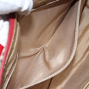 Burberrys Nova Check Hand Bag Canvas Beige Gold Auth 120345-19