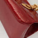 LOUIS VUITTON Vernis Rosewood Avenue Bag Pomme D'amour M93507 LV Auth 120346-15