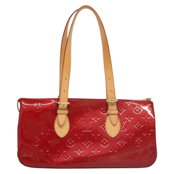 LOUIS VUITTON Vernis Rosewood Avenue Bag Pomme D'amour M93507 LV Auth 120346 - 0