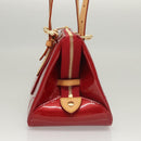 LOUIS VUITTON Vernis Rosewood Avenue Bag Pomme D'amour M93507 LV Auth 120346-3