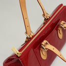 LOUIS VUITTON Vernis Rosewood Avenue Bag Pomme D'amour M93507 LV Auth 120346-6