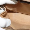 GUCCI GG Supreme Web Sherry Line Bag PVC Beige Red 116 02 024 Auth 120353-19