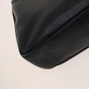 GUCCI Bamboo Shoulder Bag Leather 2way Black Gold 001 1577 2615 Auth 120362-16