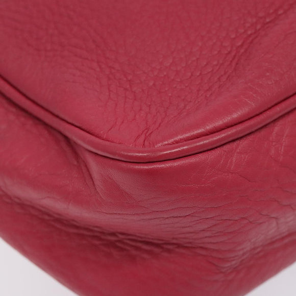 GUCCI Soho Shoulder Bag Leather Pink Gold 308364 Auth 120366