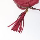 GUCCI Soho Shoulder Bag Leather Pink Gold 308364 Auth 120366-10