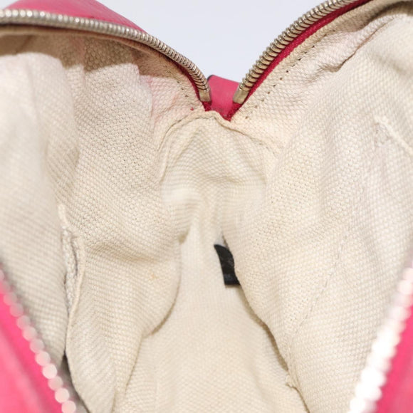 GUCCI Soho Shoulder Bag Leather Pink Gold 308364 Auth 120366