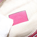 GUCCI Soho Shoulder Bag Leather Pink Gold 308364 Auth 120366-12