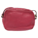 GUCCI Soho Shoulder Bag Leather Pink Gold 308364 Auth 120366-2