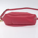 GUCCI Soho Shoulder Bag Leather Pink Gold 308364 Auth 120366-5