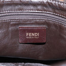 FENDI Zucca Canvas Hand Bag 2way Black Brown Auth 120380-21