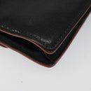 Miu Miu Shoulder Bag Leather Black Gold Auth 120386-16