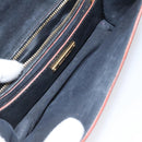 Miu Miu Shoulder Bag Leather Black Gold Auth 120386-11