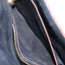 Miu Miu Shoulder Bag Leather Black Gold Auth 120386-23