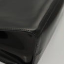 Salvatore Ferragamo Hand Bag Patent leather Black Auth 120390-9