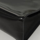 Salvatore Ferragamo Hand Bag Patent leather Black Auth 120390-14
