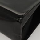 Salvatore Ferragamo Hand Bag Patent leather Black Auth 120390-16