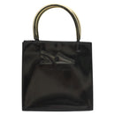 Salvatore Ferragamo Hand Bag Patent leather Black Auth 120390-13