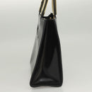 Salvatore Ferragamo Hand Bag Patent leather Black Auth 120390-3