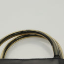 Salvatore Ferragamo Hand Bag Patent leather Black Auth 120390-8