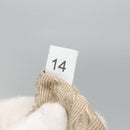 PRADA Shoulder Bag Nylon Beige Silver Auth 120393-12