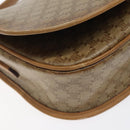 CELINE Macadam Canvas Shoulder Bag PVC Beige Gold Auth 120406-11