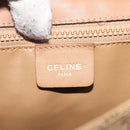 CELINE Macadam Canvas Shoulder Bag PVC Beige Gold Auth 120406-19