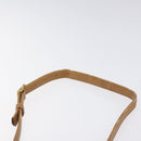 CELINE Macadam Canvas Shoulder Bag PVC Beige Gold Auth 120406-8