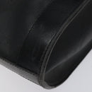 Christian Dior Trotter Canvas Shoulder Bag PVC Black Gold Auth 120408-14