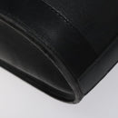 Christian Dior Trotter Canvas Shoulder Bag PVC Black Gold Auth 120408-15