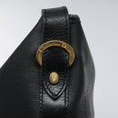 Christian Dior Trotter Canvas Shoulder Bag PVC Black Gold Auth 120408-10
