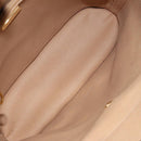 Christian Dior Trotter Canvas Shoulder Bag PVC Black Gold Auth 120408-12