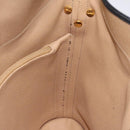 Christian Dior Trotter Canvas Shoulder Bag PVC Black Gold Auth 120408-18