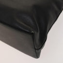 GUCCI Bamboo Hand Bag Leather 2way Black Gold 002 3754 0508 Auth 120409-16
