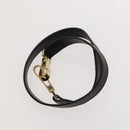 GUCCI Bamboo Hand Bag Leather 2way Black Gold 002 3754 0508 Auth 120409-21