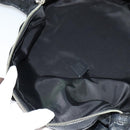 GUCCI GG Canvas Guccissima WebSherry Line Bag Leather Black Silver Auth 120410-10