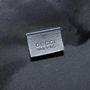 GUCCI GG Canvas Guccissima WebSherry Line Bag Leather Black Silver Auth 120410-18