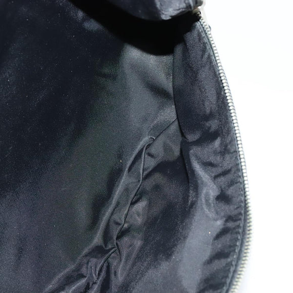 GUCCI GG Canvas Guccissima WebSherry Line Bag Leather Black Silver Auth 120410