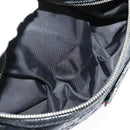 GUCCI GG Canvas Guccissima WebSherry Line Bag Leather Black Silver Auth 120410-21