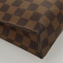LOUIS VUITTON Damier Ebene Poche Toilette 26 Pouch N47543 LV Auth 120422-15