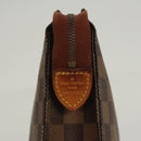 LOUIS VUITTON Damier Ebene Poche Toilette 26 Pouch N47543 LV Auth 120422-8