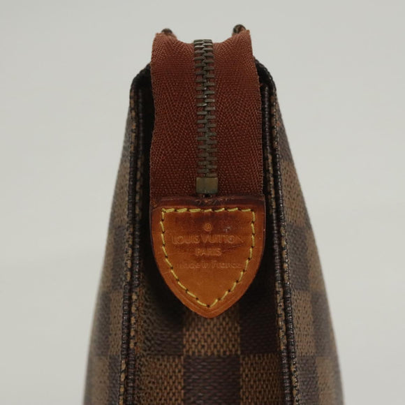 LOUIS VUITTON Damier Ebene Poche Toilette 26 Pouch N47543 LV Auth 120422