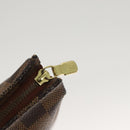 LOUIS VUITTON Damier Ebene Poche Toilette 26 Pouch N47543 LV Auth 120422-9