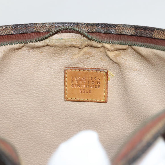 LOUIS VUITTON Damier Ebene Poche Toilette 26 Pouch N47543 LV Auth 120422