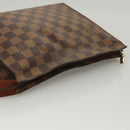 LOUIS VUITTON Damier Ebene Poche Toilette 26 Pouch N47543 LV Auth 120422-5